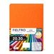m-office Kleurrijke luiers, vilt om te knutselen, naaien en patchwork, materiaal voor scrapbooking en decoraties, set kleuren, DIY, handwerk en knutselen, 20 x 30 cm (neonoranje, 40 stuks)