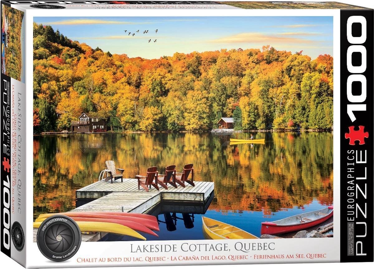 Eurographics puzzel vakantiehuis aan het meer, Quebec