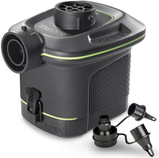 Intex QUICK-FILL BATTERY PUMP - Zwart - Kunststof - 66638