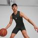 PUMA Sleeveless Hoops Team Basketball Top Men, Clothing, Black, XS