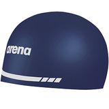 Arena 3D USA Badmuts, uniseks, zachte siliconen, zwemmen, training, wedstrijden, zwemuitrusting, marineblauw, maat L