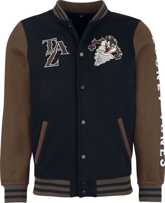 Looney Tunes Taz - Devil Heren Collegejas - meerkleurig - 3XL