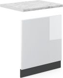 Vicco R-Line Frontpaneel – 60 cm, WB Marmer Wit Hoogglans