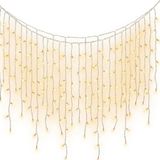 Merkloos Ijspegelverlichting lichtsnoer - 1000 led lampjes - warm wit - 100 strengen - 500 x 50 cm