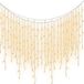 Merkloos Ijspegelverlichting lichtsnoer - 1000 led lampjes - warm wit - 100 strengen - 500 x 50 cm