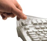 CHERRY WetEx Toetsenbordbedekking Transparant QWERTY