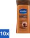 Vaseline 10 x Cacao Lait corporel - Nourrissant & Soin - 400 ml - Lot promotionnel