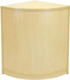 MonsterShop Cm60 winkel hoektoonbank - esdoorn - 60x60x90cm - gebogen