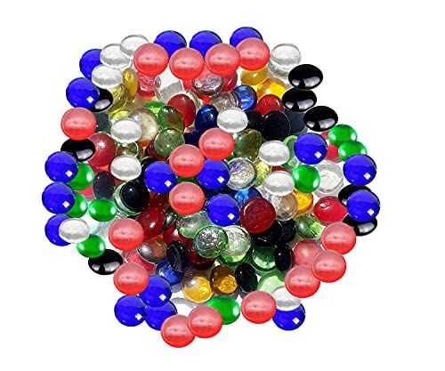 ARSUK Kiezelstenen Glas Decoratief Wit