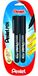 Pentel NN50 Permanent Marker, onuitwisbaar, zwart, 2 stuks