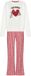 Rebelle MyRebelle - Endless Love - Comfort set - Katoen - Flanel - Rood/Wit - Maat 46