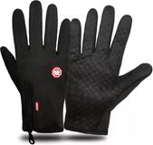 Heble® Handschoenen Warm Tech - Touchscreen - Waterdicht - Fleece - Unisex - Zwart - Maat XL