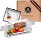 Merkloos RVS traploos verstelbare grillmand tot 28 cm