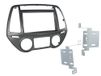 Connects2 2-DIN cadre Hyundai i20 12-14 autom climatisation panneau OEM argent