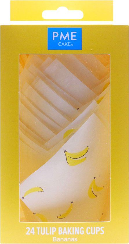PME Muffinvormpjes Tulp Banaan Pk/24