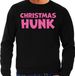 Bellatio Decorations Foute Kersttrui voor heren - Christmas balls - zwart - glitter roze - Kerstfeest XL
