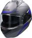 SHARK EVO GT ENCKE Casque modulable gris-bleu mat XS