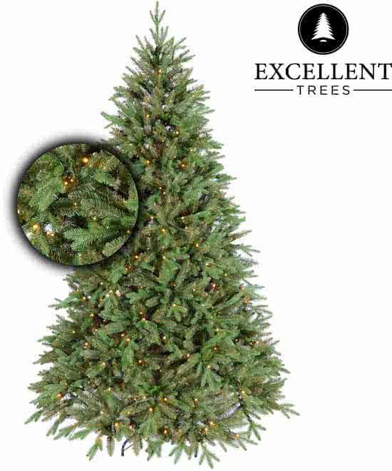 Excellent Trees LED Ulvik 150 cm kunstkerstboom - Luxe uitvoering - Met verlichting - 250 Lampjes