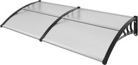 Bolt Edge Happiq Voordeurluifel - Deurluifel - 199cm - Dakbedekking - Voordeur afdak - Polycarbonaat - UF50+ Zonweringsfolie - 965x1987mm