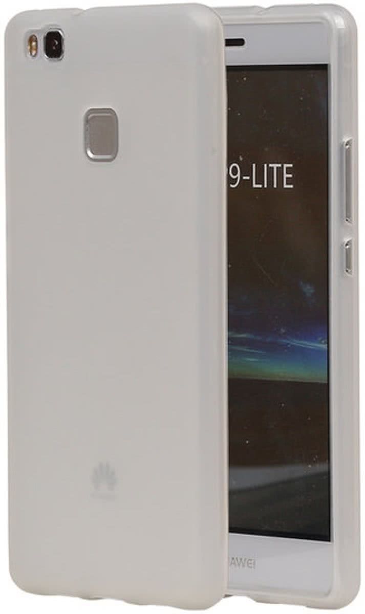 Best Cases Huawei P9 Lite TPU Hoesje Transparant Wit