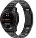 By Qubix - Titanium schakelband - Zwart - 26mm Quickfit - Geschikt voor Garmin Epix Pro Gen 2 (51mm) / Quatix 7X / 6X & Tactix 7 (pro)