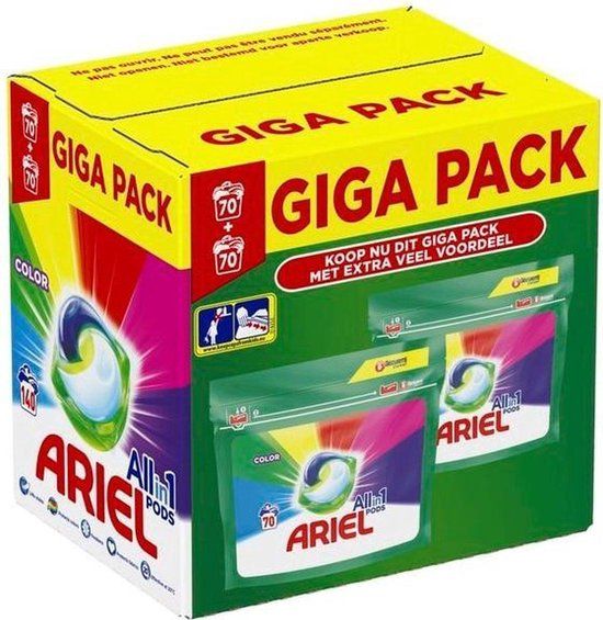Ariel All-in-1 Pods Kleur & Stijl wasmiddel capsules - 140 Stuks