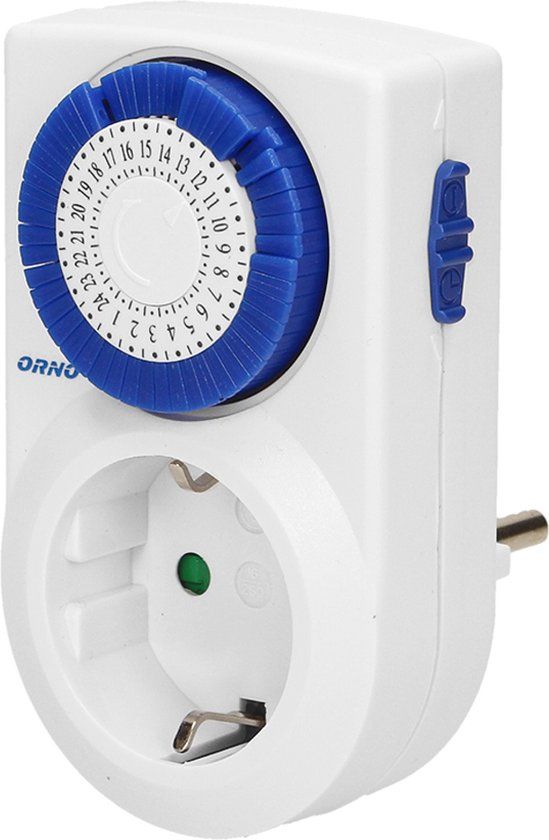 Orno Mechanical Timer - 24 uur - 3500W - Wit