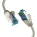Patchkabel RJ45 PATCHKABEL mit CAT7 ROHKABEL GRAU 15m, S/FTP PIMF Netzwerkkabel LAN DSL - 1 VPE = 5 Stück