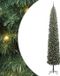 vidaXL Kunstkerstboom Groen 270 cm PVC en Staal en Kunststof