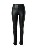 Bestseller A/S Onlpapaya Leggings avec fente Faux Leath CC OTW, noir, L