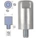 Yanmar TEN01309 anode diamètre 23mm m8