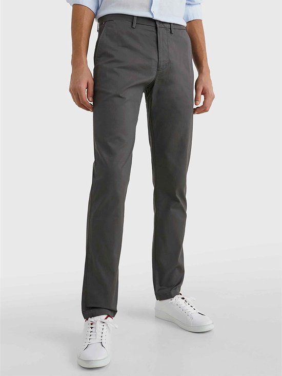 Tommy Hilfiger Core Denton 1985 Chino Broek Grijs - Heren