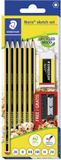 STAEDTLER Noris Potlood 6 stuks met gum