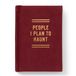 People Galison Tiny Diaries- People I Plan To Haunt Tiny Diary
