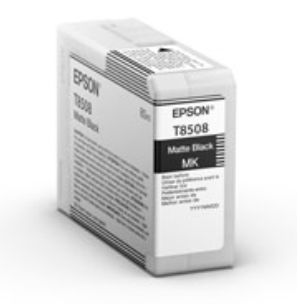 Epson T8508 UltraChrome HD Inktcartridge - Mat Zwart - 80ml - Origineel