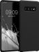 kwmobile telefoonhoesje geschikt voor Samsung Galaxy S10 Plus / S10+ - Hoesje met siliconen coating - Smartphone case in mat zwart