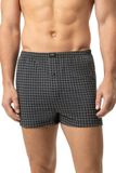 Mey Boxershort Serie Round Grid Zwart Heren S