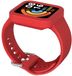 By Qubix Qubix - Siliconen band met case - Rood - Geschikt voor Xiaomi Redmi Watch 2 (Lite)