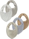 NAME IT - TBNROX 5P BIBS NOOS - Baby - Sjaals - Katoen - Unisex - Tannin