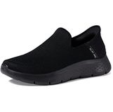 Skechers Heren GO WALK FLEX NO HANDS sportschoenen, Black Textile, 42 EU Breed