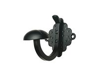 Amig - Decoratieve wandhanger model 103-70 x 70 x 85 mm - Perfect voor het ophangen van jassen, kleding en accessoires - Haakmodel - Smeedijzeren stijl - Gemaakt van staal met een zwarte afwerking
