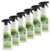 Marcel's Green Soap Aanbieding: 6x Marcel's Green Soap allesreiniger spray basilicum & vetiver gras (500 ml)