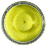 Berkley PowerBait Natural Glitter Trout Dough | 50g Garlic SS Yellow Glitter