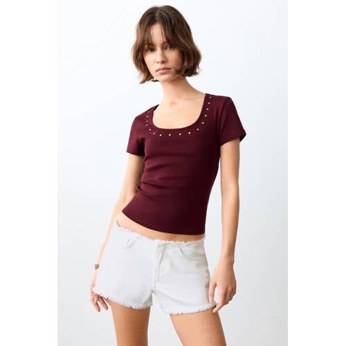 MANGO TEEN denim regular short wit