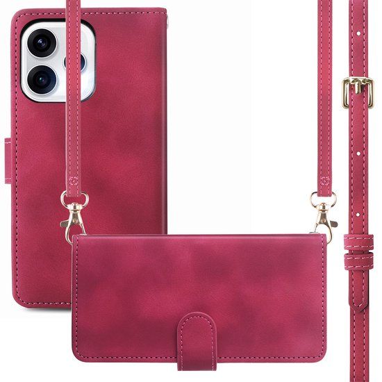 imoshion Bookcase met koord voor de Oppo Reno15 (5G) - Rood