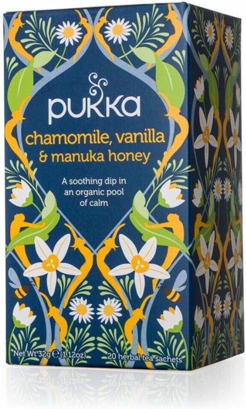 Pukka Herbs Chamomile Vanilla & Manuka Honey Thee - 1-kops - 5060229013798