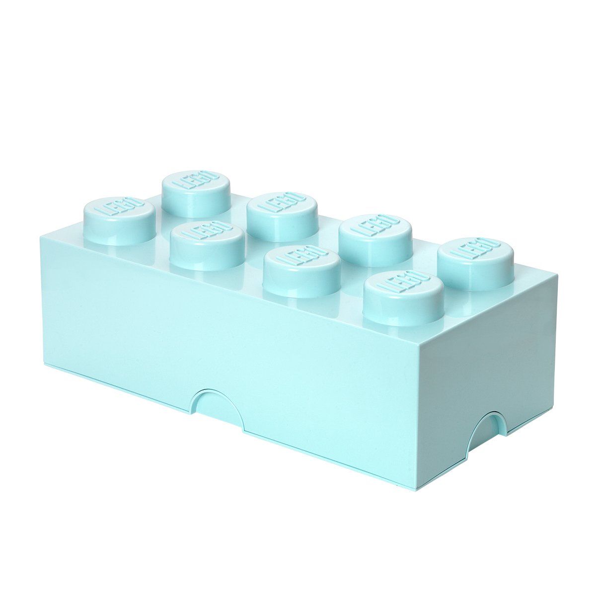 LEGO Design Collection Brick opbergbox 8 - lichtblauw