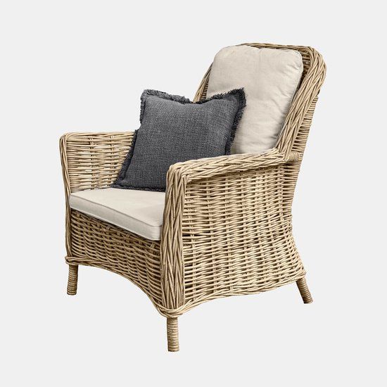 LOBERON Fauteuil Travenne bruin/crème
