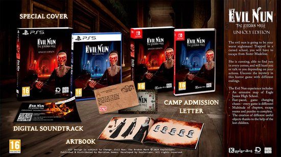 Meridiem Games S.L. Evil Nun: The Broken Mask - Unholy Edition - PlayStation 5