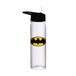 Batman Bouteille d'eau (Logo Clear Design) bouteille d'eau en plastique transparent 540ml, gourde - produit officiel